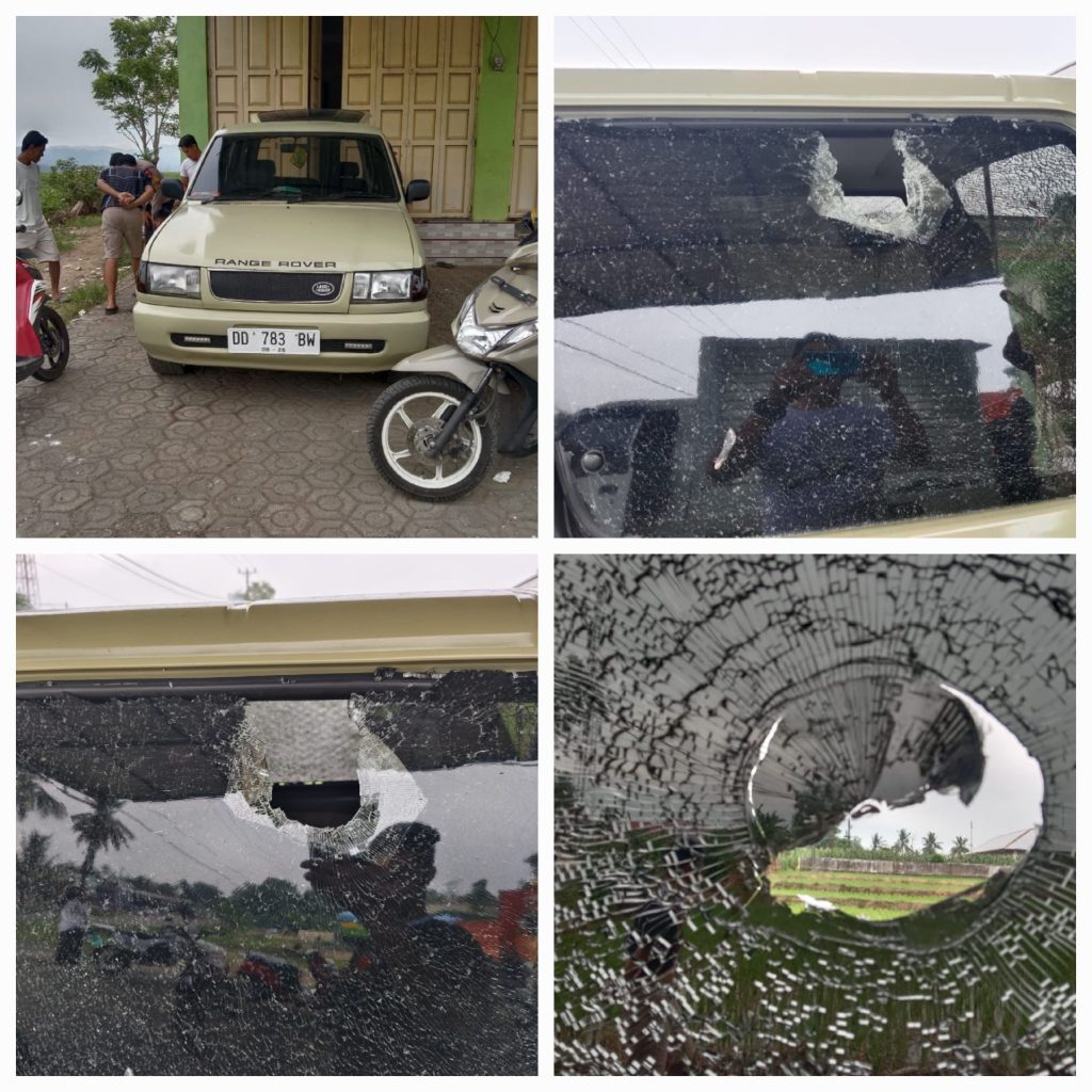 Kapolres Bone Tegaskan, Kerusakan Mobil di Bengo Bukan Karena Penembakan