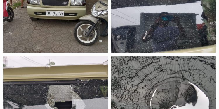 Kapolres Bone Tegaskan, Kerusakan Mobil di Bengo Bukan Karena Penembakan