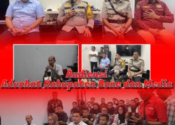 Terima Audiensi Advokat dan Sejumlah Media, Kapolres Bone Sampaikan Ini Terkait Penembakan di Lapri