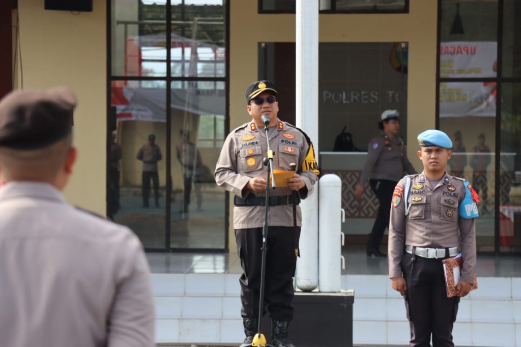 Kapolres Torut Pimpin Pelantikan Waka Polres dan Sertijab Kabag SDM, Kasat Narkoba serta 3 Kapolsek