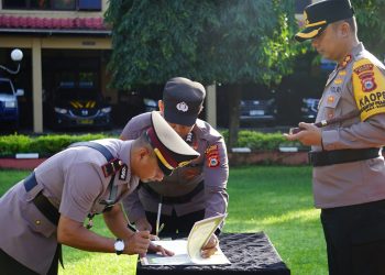 Kapolres Maros Pimpin Serah Terima Jabatan Kapolsek Tanralili