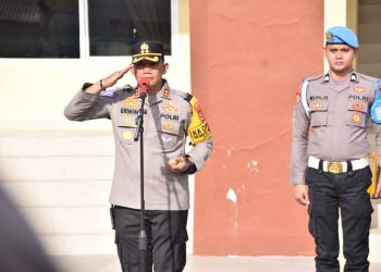 Kapolres Bone Pimpin Apel Pagi Jam Pimpinan, Ini Arahannya kepada Personil
