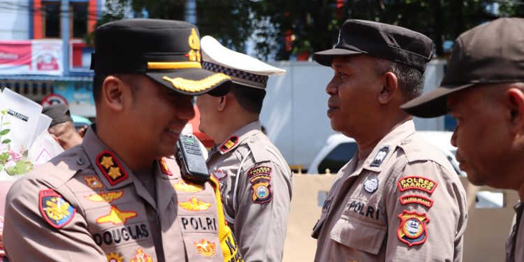 Hari Keempat Kunker, Kapolres Maros Kunjungi Polsek Turikale