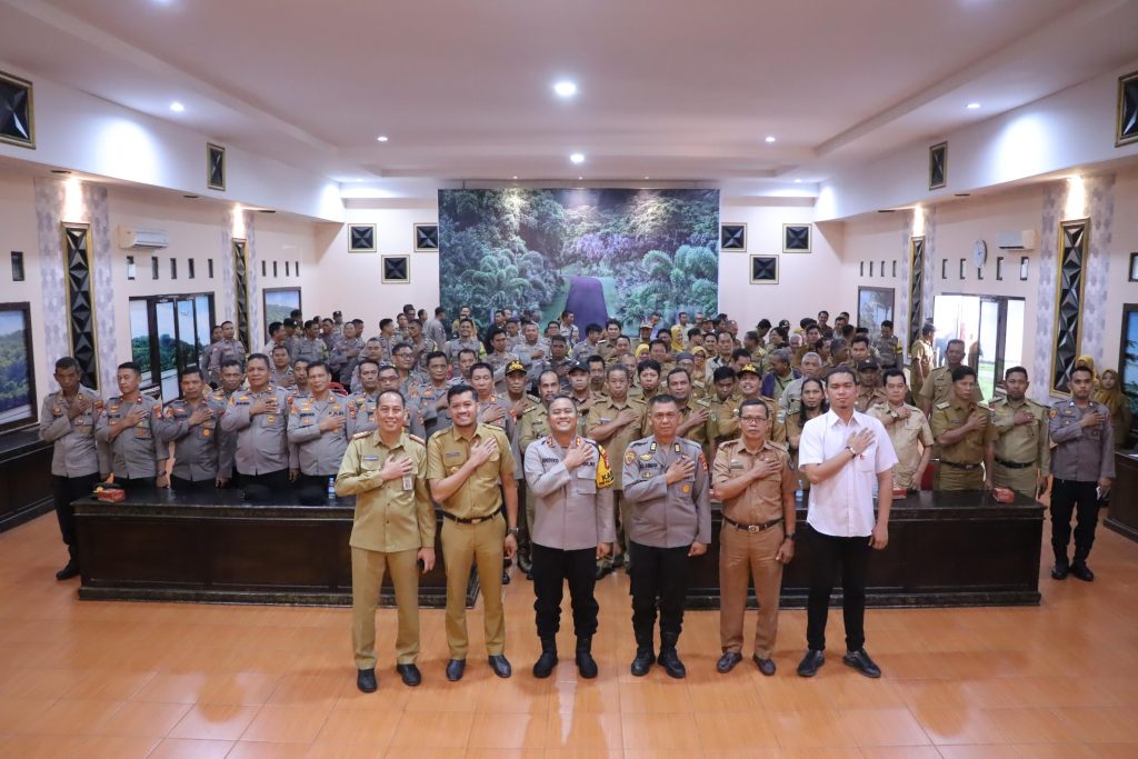 Polres Pinrang bersama Pemda Gelar Rakor Dalam Rangka Dukung Program Ketahanan Pangan