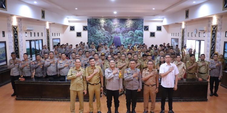 Polres Pinrang bersama Pemda Gelar Rakor Dalam Rangka Dukung Program Ketahanan Pangan