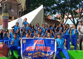 Melalui Program Police Go To School, Sat Lantas Polres Tator Sambangi SMA 5 Tana Toraja