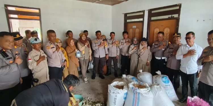 Silaturahmi  Dengan Penyalur Benih Pertanian Wujud Komitmen AKBP Safi’i Dukung Ketahanan Pangan