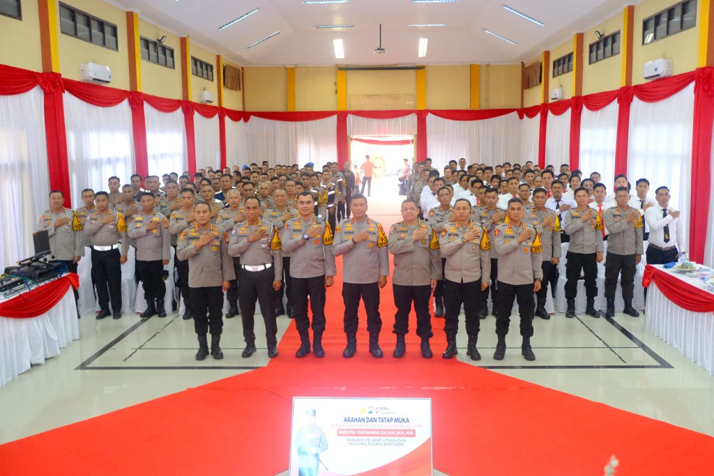 Ini Arahan Kapolda Sulsel ke Personel Polres Bantaeng Saat Kunjungan Kerja