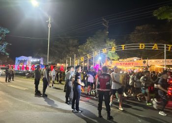 Sukseskan Night Fun Run, Kapolres Sidrap Kerahkan Personel untuk Pengamanan