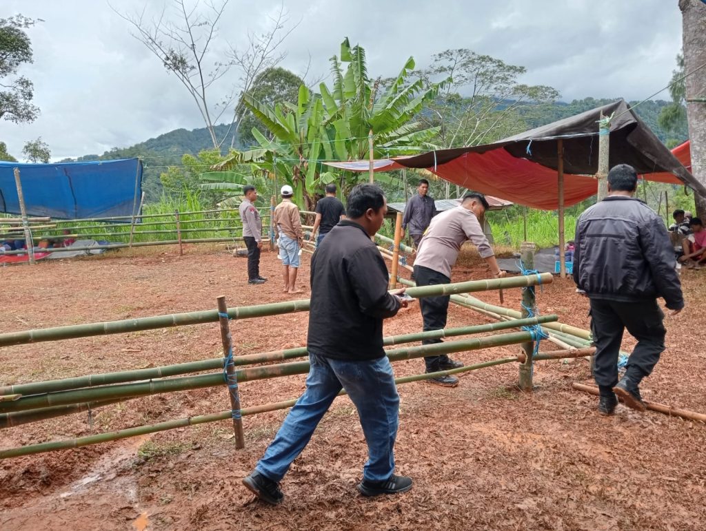Personel Polres Tana Toraja Gencar Melakukan Pencegahan dan Pemberantasan Judi Sabung Ayam