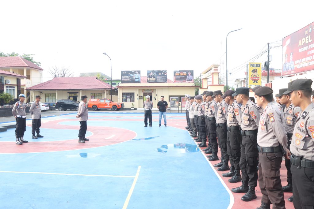 Pastikan Kamtibmas Kondusif Selama Libur Panjang, Kapolres Sidrap Siagakan Personel