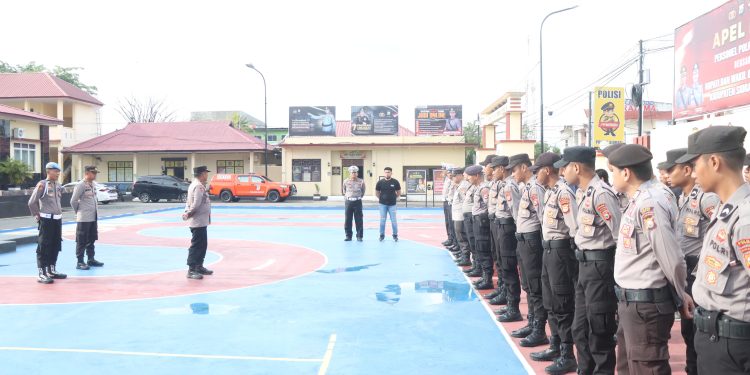 Pastikan Kamtibmas Kondusif Selama Libur Panjang, Kapolres Sidrap Siagakan Personel