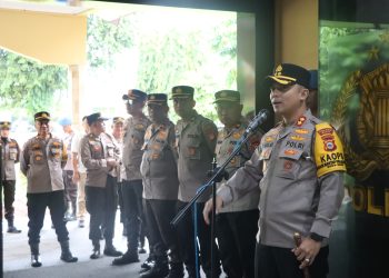 Jamin Pelayanan Terbaik, Kapolres Maros Cek Kesigapan Personel Pasca Libur Panjang
