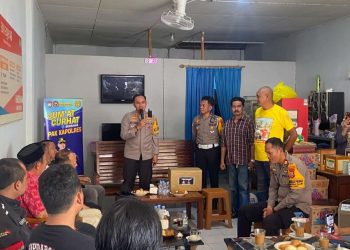 Melalui Jumat Curhat, Kapolres soppeng Dengar Langsung Curhatan Masyarakat Lemba