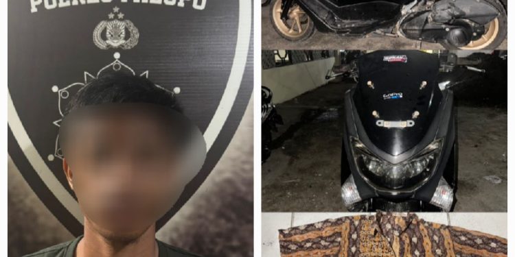Unit  Resmob Sat Reskrim Polres Palopo bersama Polsek Wara Utara Berhasil Ungkap Pencuri Motor