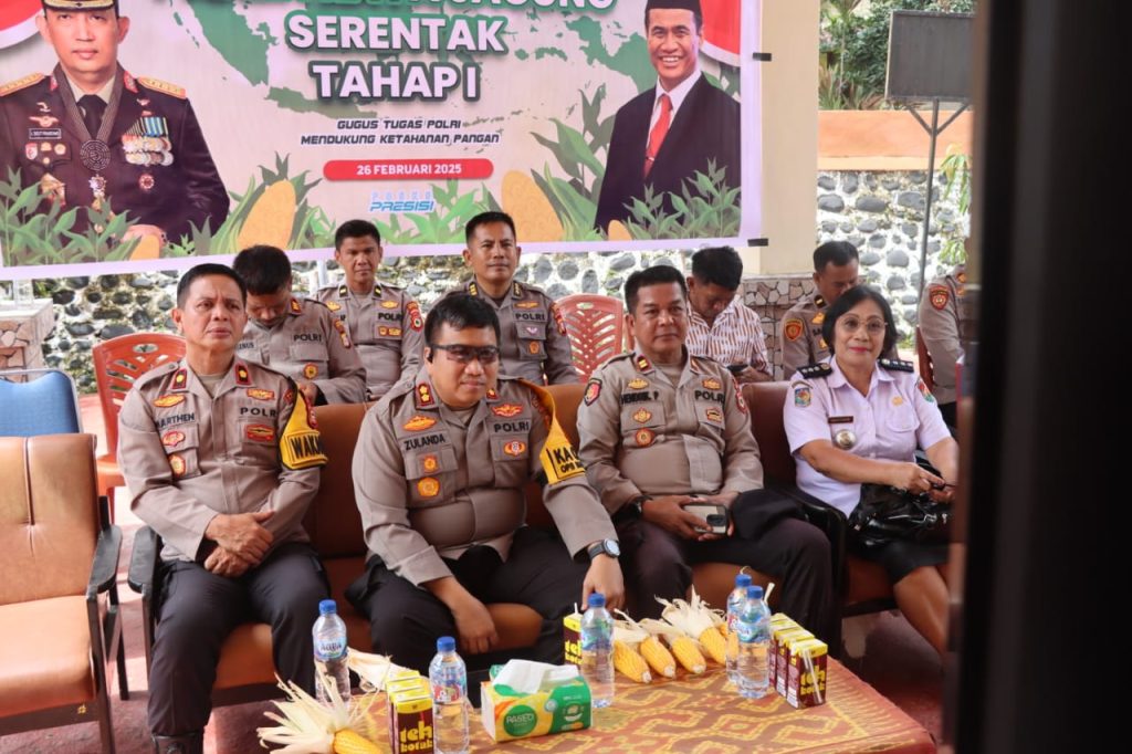Kapolres Toraja Utara bersama Pihak Terkait Gelar Panen Raya Jagung Serentak Tahap I