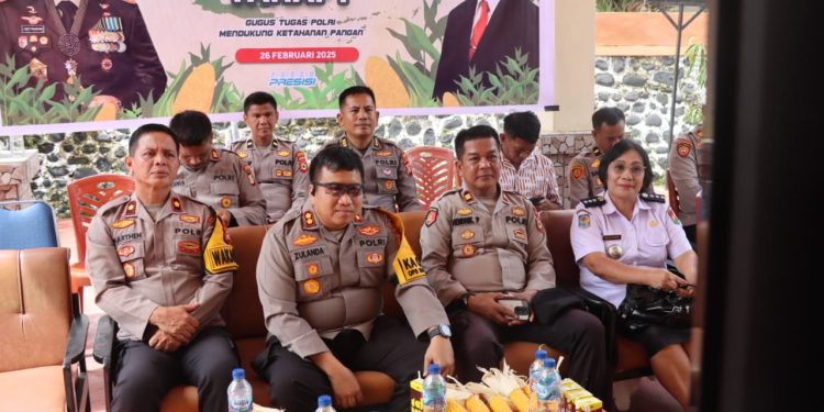 Kapolres Toraja Utara bersama Pihak Terkait Gelar Panen Raya Jagung Serentak Tahap I