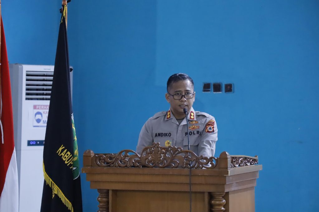 Kapolres Pinrang Hadiri Rakor Optimalisasi Pengadaan Beras dan Gabah