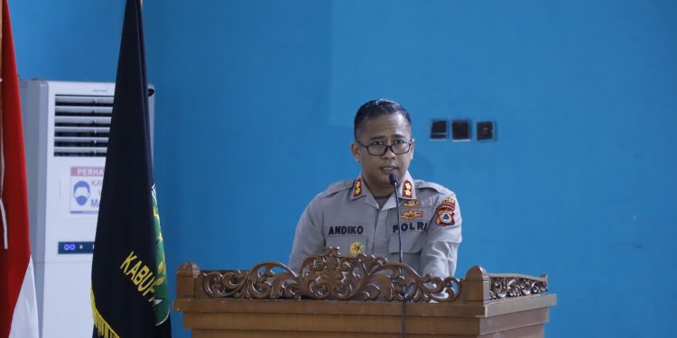 Kapolres Pinrang Hadiri Rakor Optimalisasi Pengadaan Beras dan Gabah