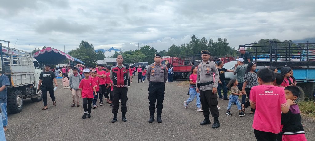 Kapolres Tator Kerahkan Personel Amankan Perayaan HUT Sekolah Minggu Geraja Toraja ke-70