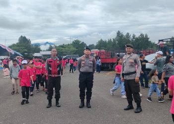 Kapolres Tator Kerahkan Personel Amankan Perayaan HUT Sekolah Minggu Geraja Toraja ke-70