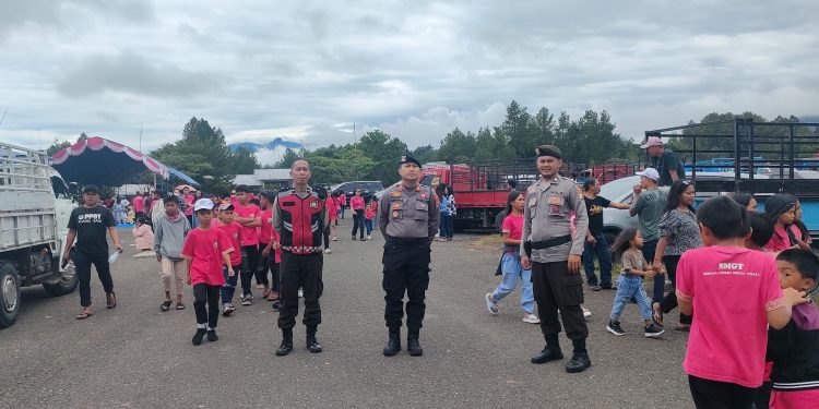 Kapolres Tator Kerahkan Personel Amankan Perayaan HUT Sekolah Minggu Geraja Toraja ke-70