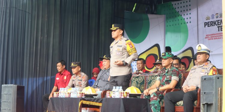 Kapolres Bone Buka Perkemahan Terpadu Patroli Keamanan Sekolah Tingkat SLTA dan SLTP