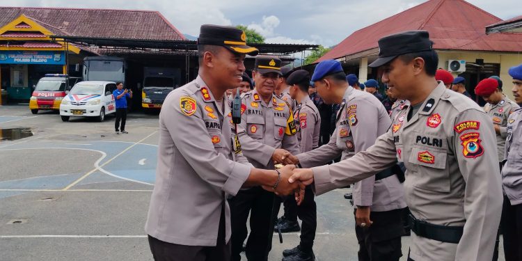Kapolres Palopo Pimpin Pelepasan Personel BKO Gabungan