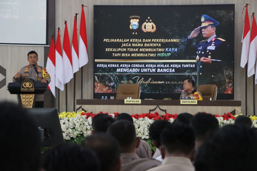 Kunker di Polres Luwu, Kapolda Sulsel Lakukan Peresmian dan Apresiasi Personel Dalam Menjaga Kamtibmas