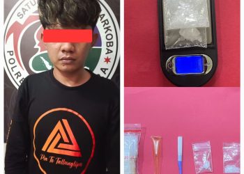 Satres Narkoba Polres Toraja Utara Kembali Ungkap Peredaran Narkotika, 1,15 Gram Sabu Diamankan di Karassik
