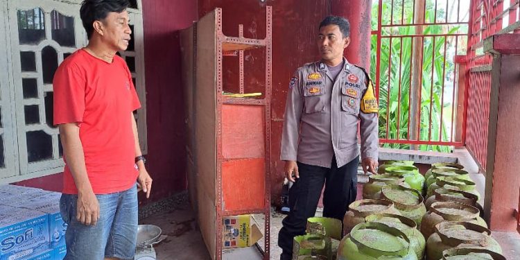 Polres Pinrang Pastikan Ketersediaan Gas LPG 3 KG