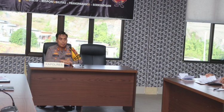 Kapolres Soppeng Pimpin Anev Mingguan