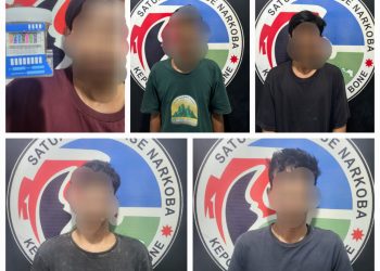 Satres Narkoba Polres Bone Tangkap Pelaku Penyalahgunaan Narkotika Yang Beli Sabu di Sidrap