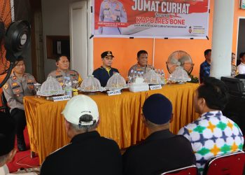 Ini Penyampaian Kapolres Bone ke Masyarakat Saat Jumat Curhat di Tanete Riattang Timur