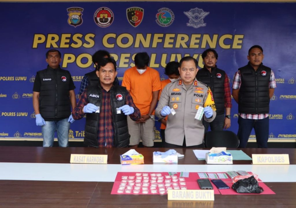 Personel Satres Narkoba Polres Luwu Berhasil Bongkar Kasus Peredaran Obat Daftar G, 2 Pelaku Diamankan