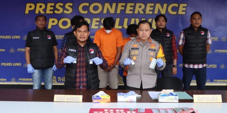 Personel Satres Narkoba Polres Luwu Berhasil Bongkar Kasus Peredaran Obat Daftar G, 2 Pelaku Diamankan