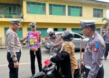 Satlantas Polres Bone Sosialisasi Ops Keselamatan 2025 Ke Pengendara