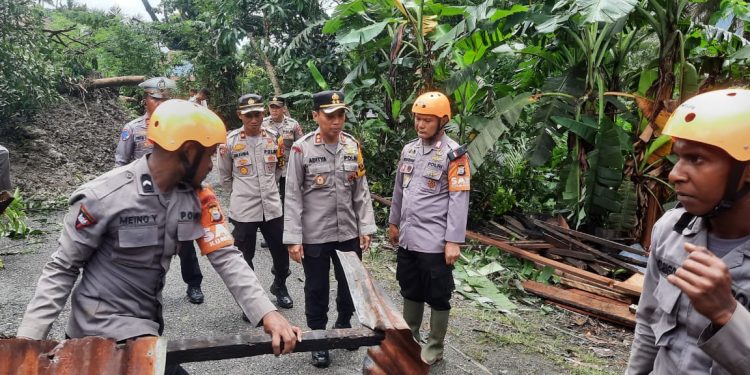 AKBP Aditya Pradana Pastikan Keselamatan Masyarakat Pasca Tanah Longsor