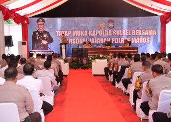 Kapolda Sulsel Kunjungan Kerja Ke Polres Maros