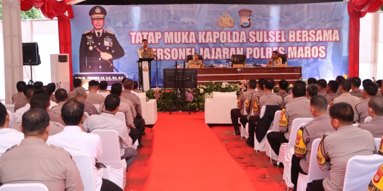 Kapolda Sulsel Kunjungan Kerja Ke Polres Maros