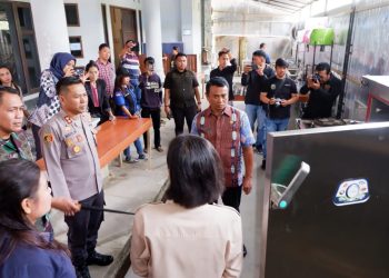 Kapolres Tana Toraja bersama Forkopimda Cek Dapur Makan Bergizi Gratis