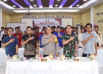 Sambut Ramadhan, Kapolres Sidrap bersama Forkopimda Gelar Baksos Untuk BEM dan OKP