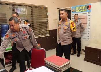Sidak Ruang Tahanan dan Barang Bukti, Kapolres Maros Tekankan Personel Profesional