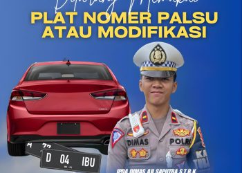 Hari ke-10 Ops Keselamatan, Kanit Regident Polres Bulukumba: Stop Gunakan TNKB Tidak Sesuai Spektek