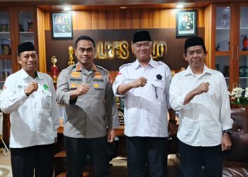 Kapolres AKBP Rosid Ridho Terima Kunjungan Kakan Kemenag Wajo Yang Baru