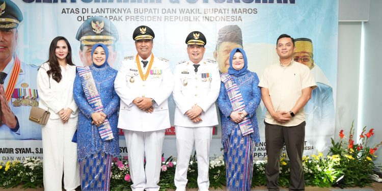 Bupati dan Wakil Bupati di Lantik, Kapolres Maros Ajak Kolaborasi Jaga Kamtibmas