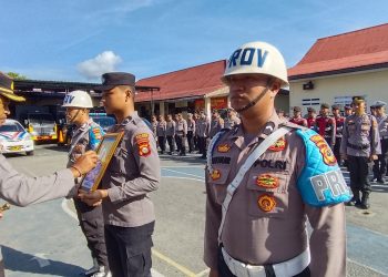 Kapolres Palopo Pimpin Upacara Pemberhentian Tidak Dengan Hormat Personelnya