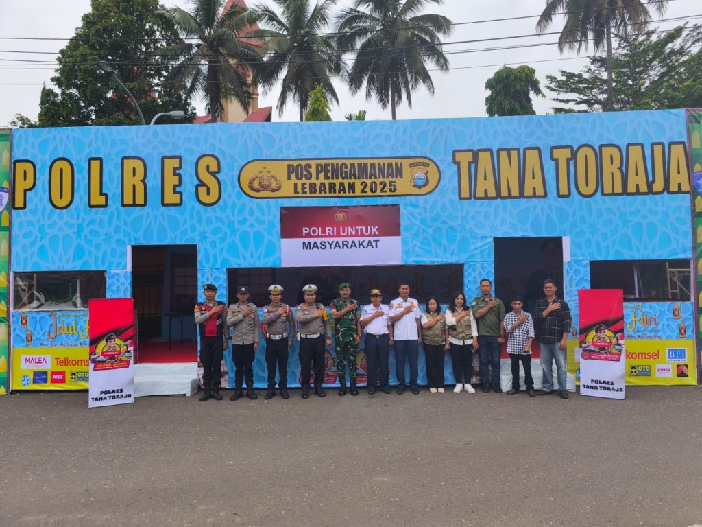 Beri Rasa Aman ke Masyarakat Saat Mudik dan Idul Fitri, Polres Tator Dirikan 4 Pos Ops Ketupat