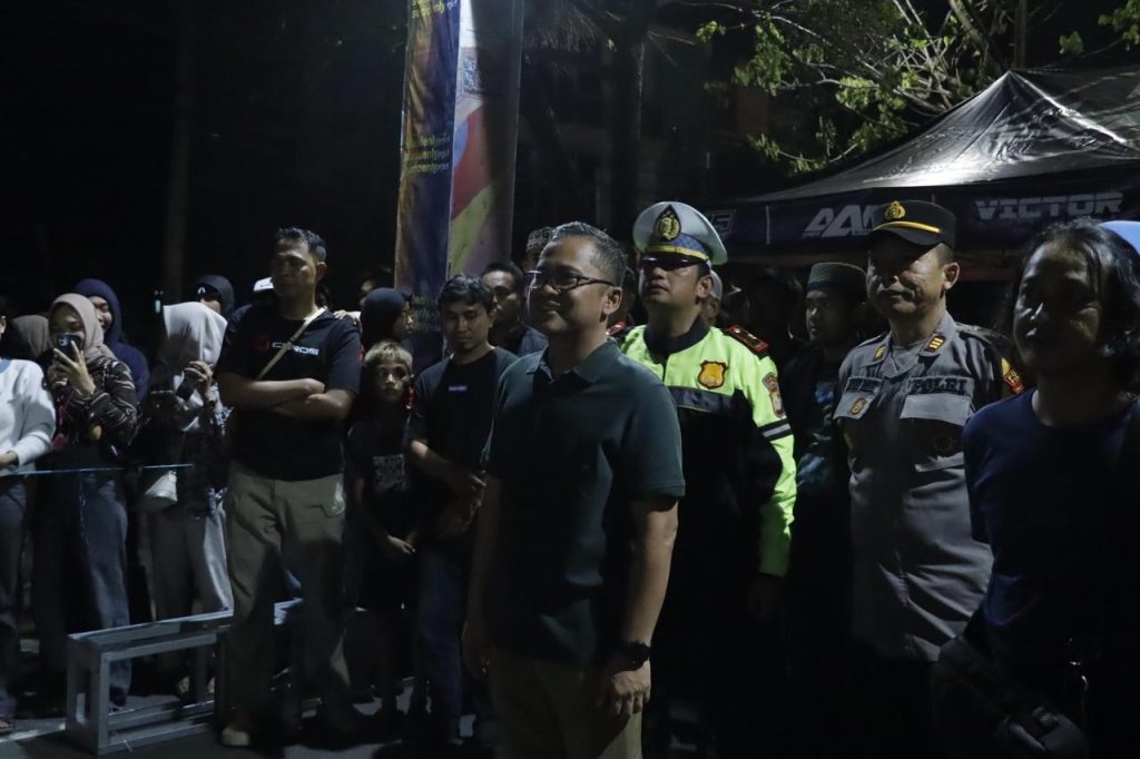 Kapolres Pinrang Turun Langsung Pantau Pengamanan Event Tiba-tiba Ramadhan Run Race