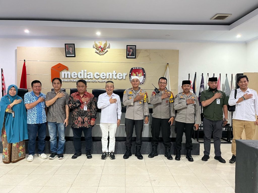 Kapolres Palopo bersama PJU Kunjungi Kantor KPU, Bahas Terkait Pengamanan PSU
